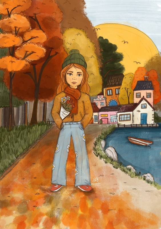 Ilustración artística de Dijiendo By Raquel Abal Design 