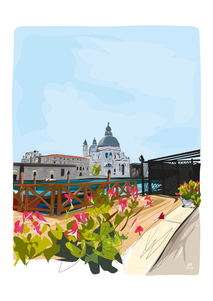 Ilustración artística de Dijiendo By Raquel Abal Design 