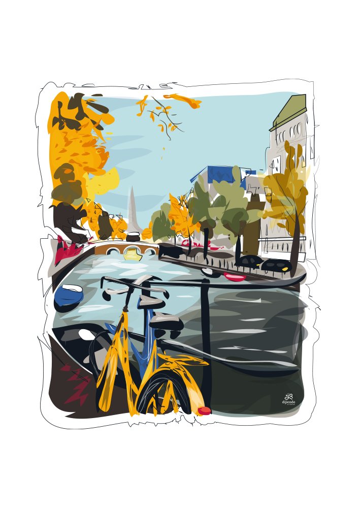 Ilustración artística de Dijiendo By Raquel Abal Design 