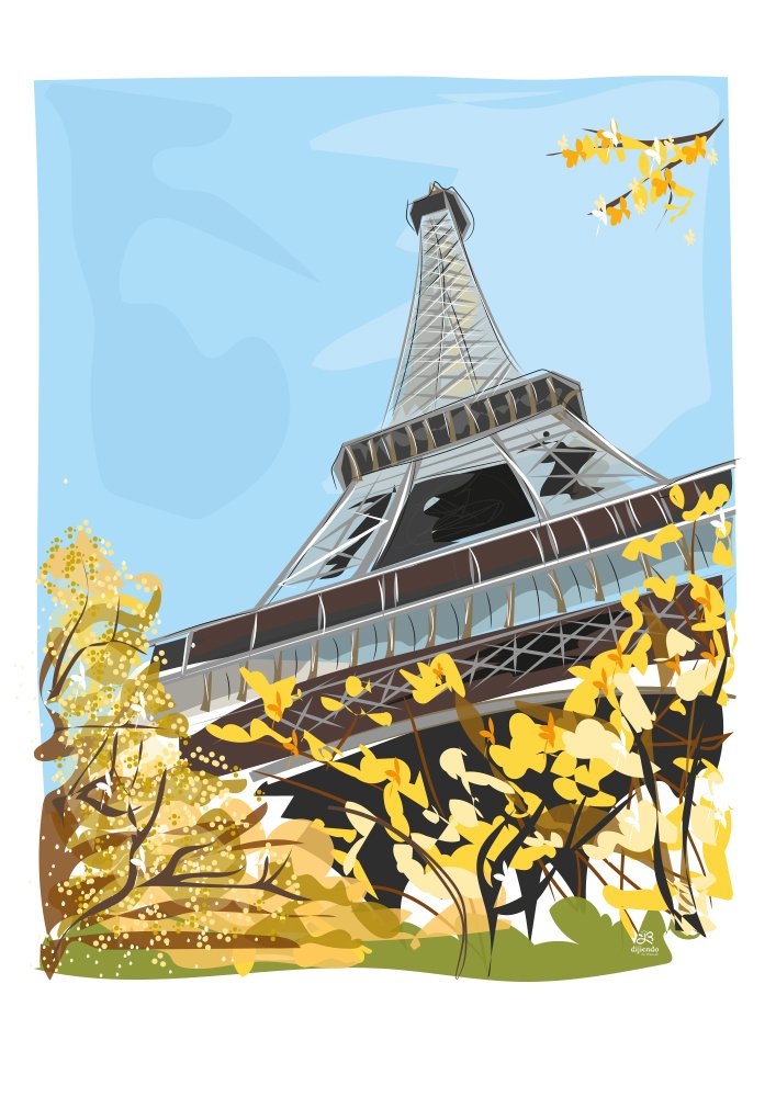 Ilustración artística de Dijiendo By Raquel Abal Design 