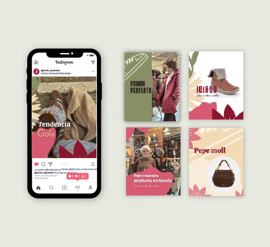 foto del diseño de instagram de Mulé zapatería