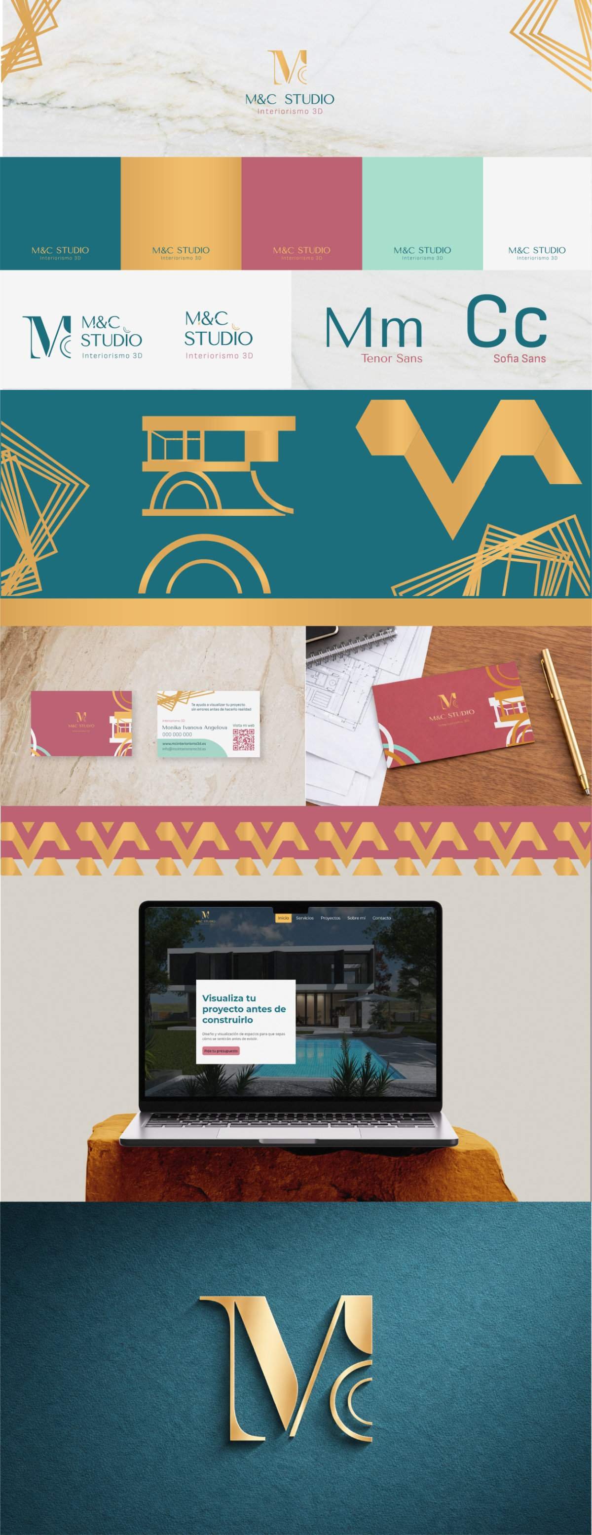 tarjeta de visita M&C Studio