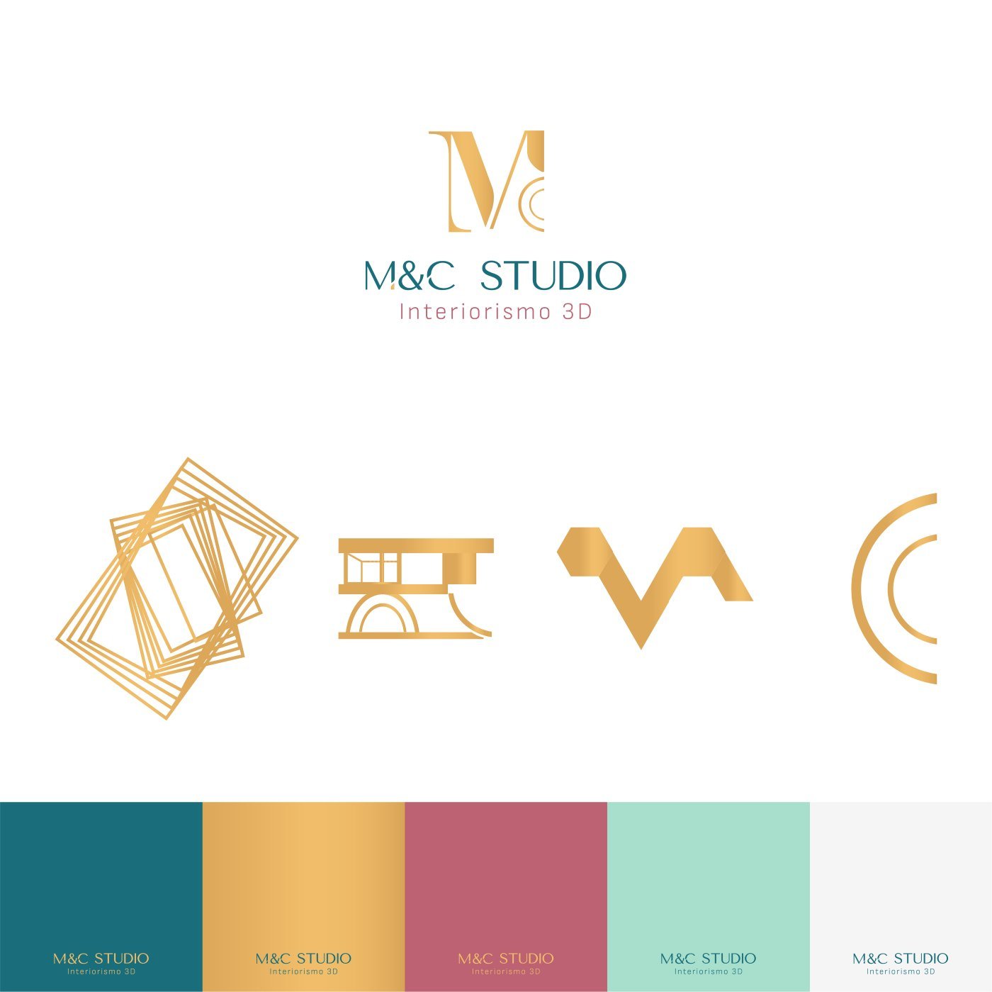 identidad visual de M&C Studio