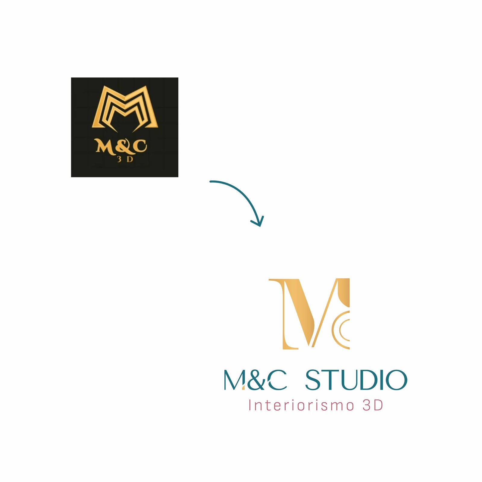 rebranding logomarca M&C Studio