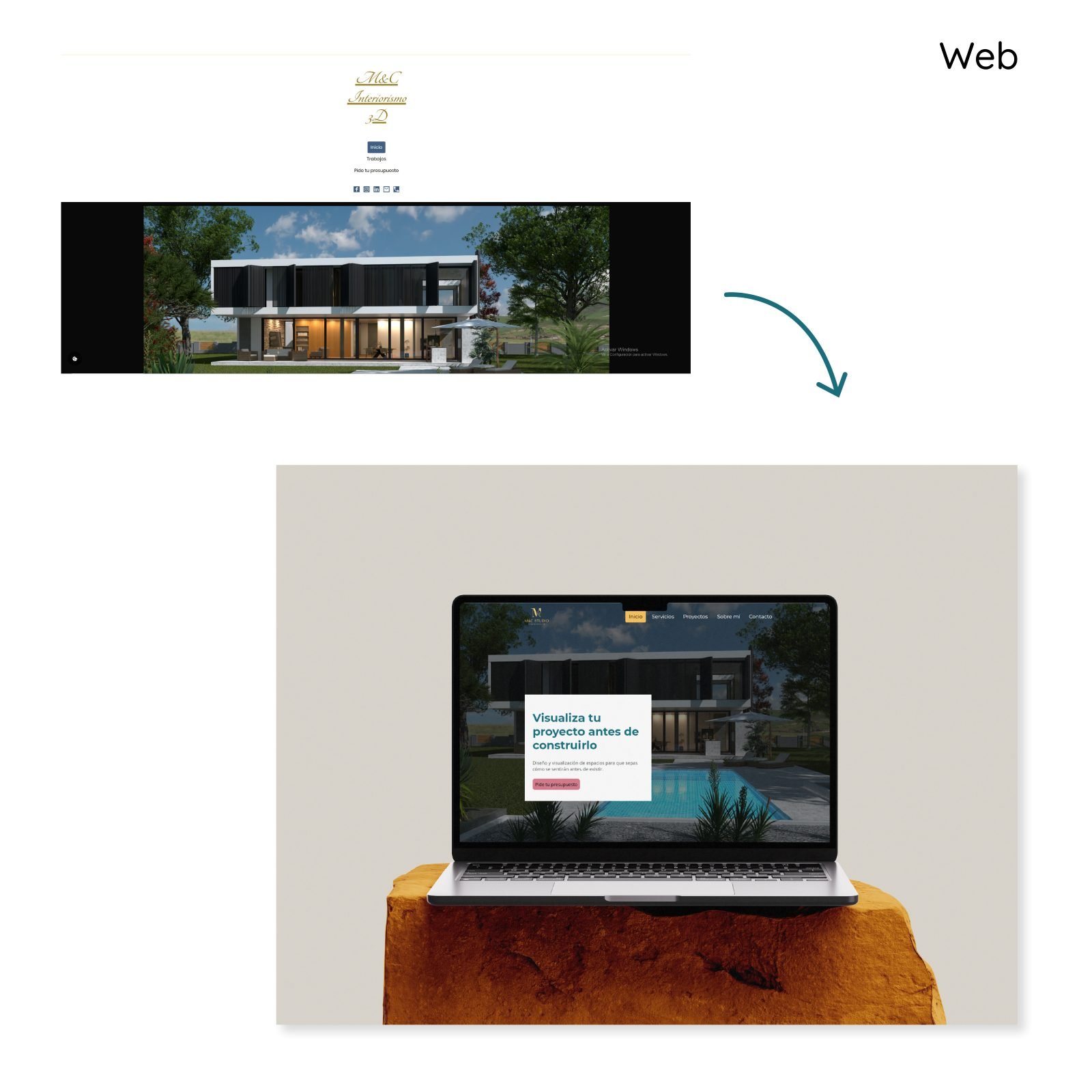 diseño web M&C Studio