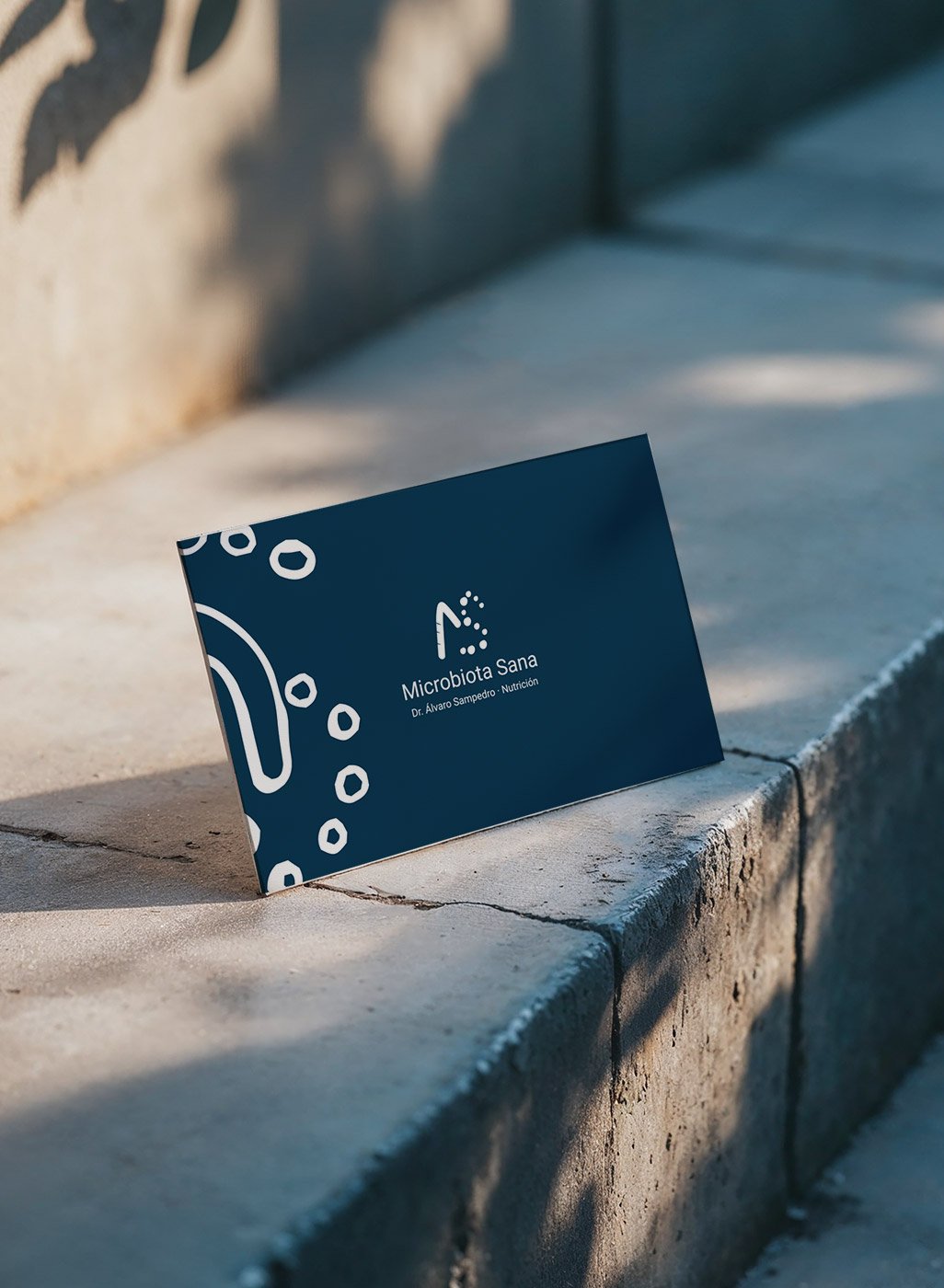 imagen de la tarjeta de visita de microbiota sana