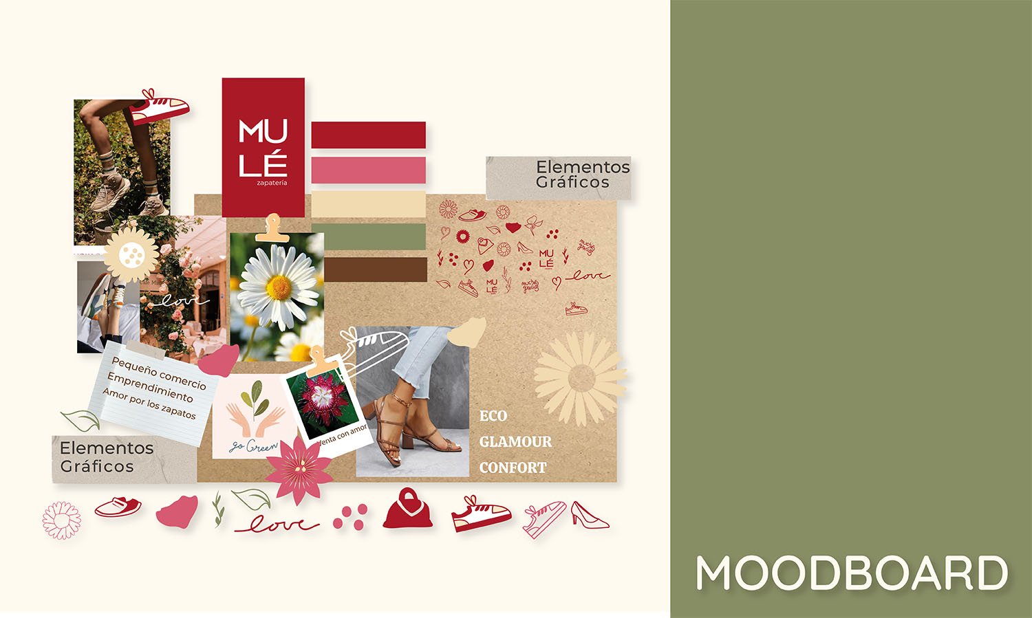 imagen del moodboard de mulé