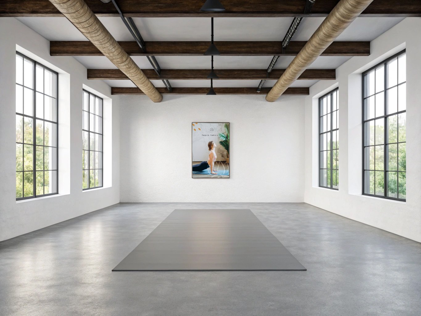 imagen de chica haciendo yoga